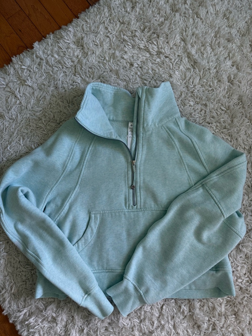 Light Mint Scuba Pullover